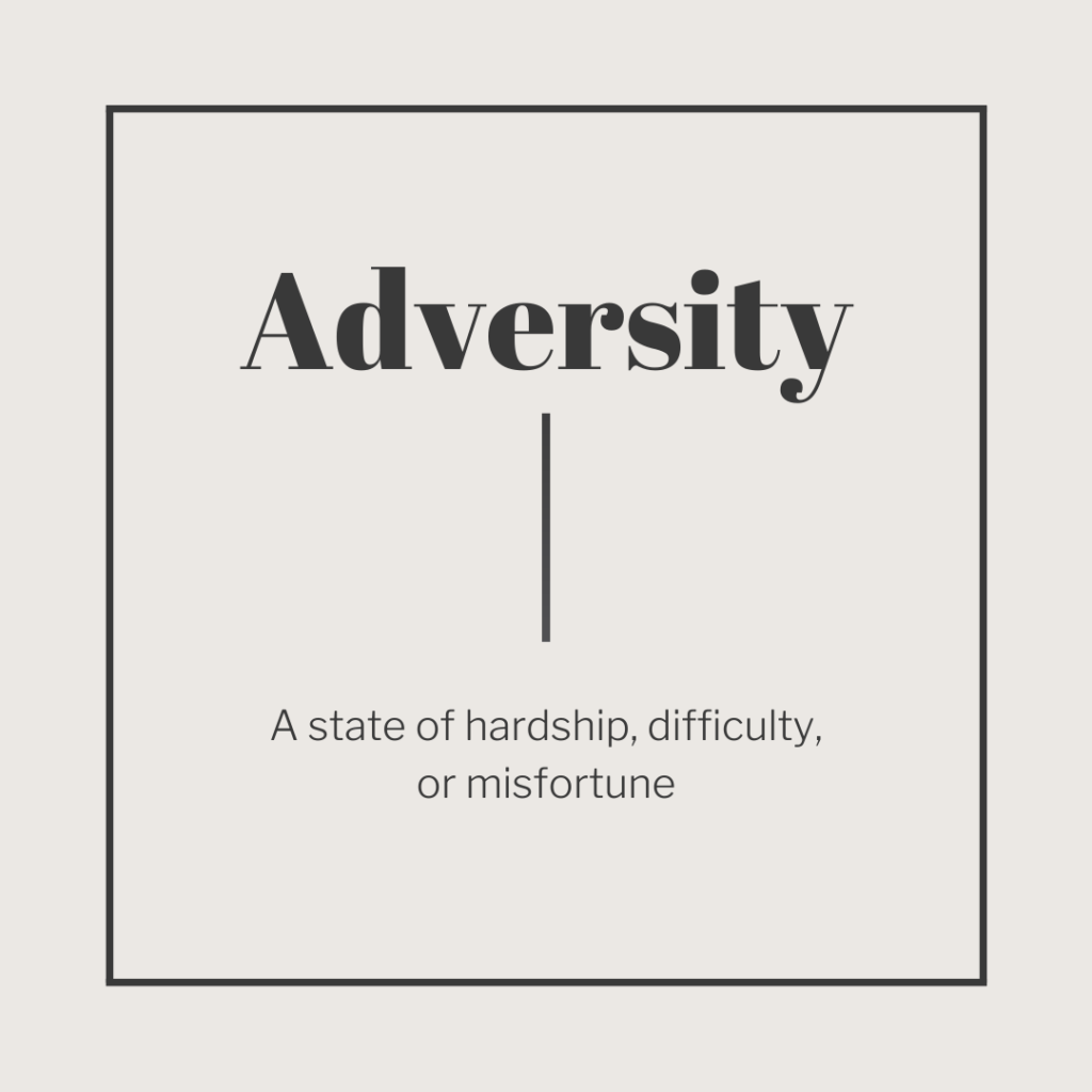 Adversity definition image